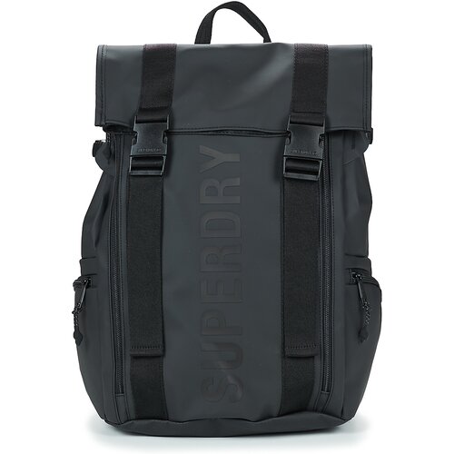 Superdry Tarp Roll Top Rucksack Crna Slike