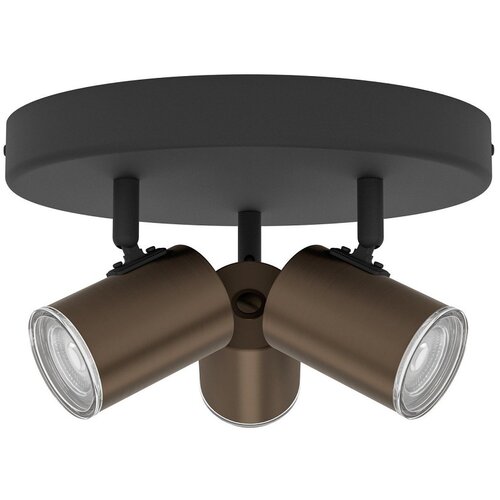 Eglo SPOT LAMPA 3XGU10 CONSUMA 1 CRNA-BRAON 300591 Cene