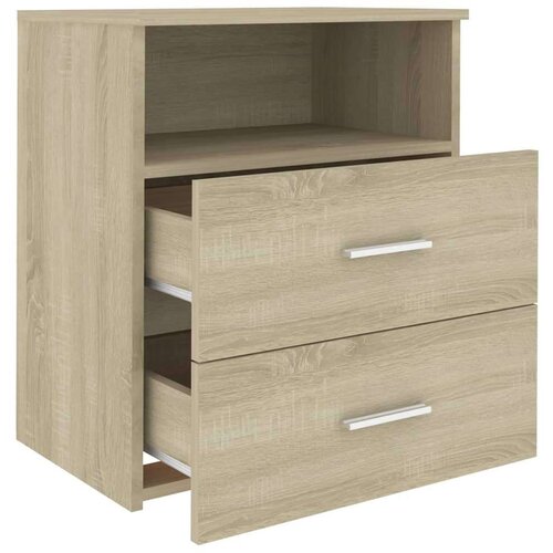 VidaXL noćni ormarići 2 kom boja hrasta sonome 50 x 32 x 60 cm Slike