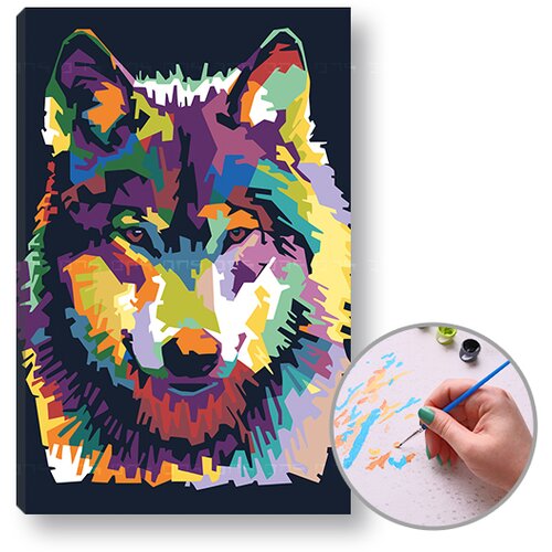 Artmie Slikanje brojevima VUKOV POGLED | niske težine Cene