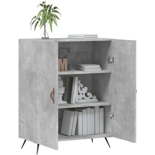 VidaXL Komoda siva boja betona 69 5x34x90 cm od konstruiranog drva Slike