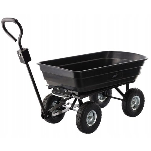  Baštenska transportna kolica 300kg, 75l, Black Cene