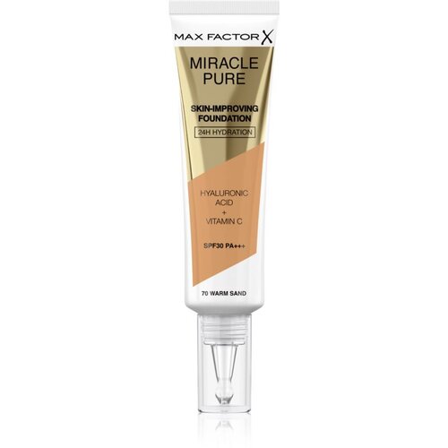 Max Factor Miracle Pure Skin-Improving Foundation SPF30 hranilna tekoča podlaga 30 ml odtenek 70 Warm Sand Cene