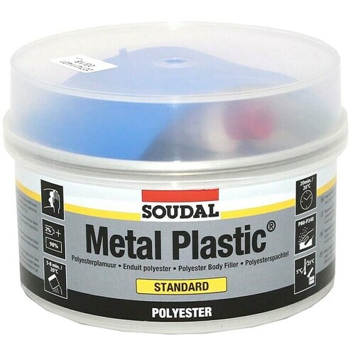 SOUDAL Poliestrsko polnilo Metal Plastic (1 kg, Siva) Cene