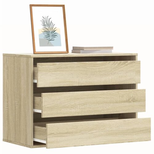 vidaXL Kotni predalnik sonoma hrast 80x41x58 cm inženirski les Cene