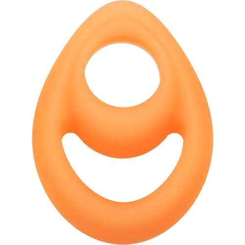 California Exotics Alpha Glow-In-The-Dark Liquid Silicone Teardrop Ring Orange Cene