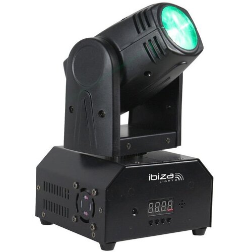 Ibiza LMH250-RC, VRTLJIVA GLAVA, GIBLJIVA GLAVA, MOVING HEAD, 10 W CREE LED RGBW 4 V 1, DMX, DALJINSKI UPRAVLJALNIK Cene