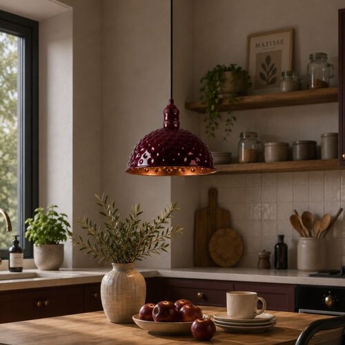 Opviq luster Echo-16100-F, 1 &times; E27, bordo Cene