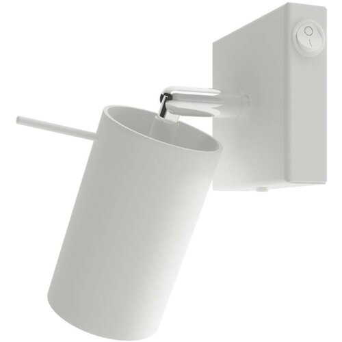  Zidna lampa RING bijela sa prekidačem Slike