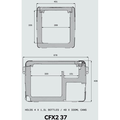 Dometic CFX2 37 Kompresorski hladilnik 37 litrov 97000150816 Slike