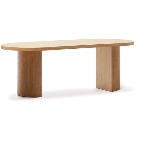Kave Home Jedilna miza v hrastovem dekorju 100x200 cm Nealy – Cene