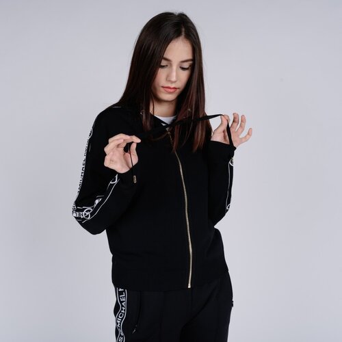 Michael Kors Sweatshirt - MK LOGO ZIP HOODIE black Cijene