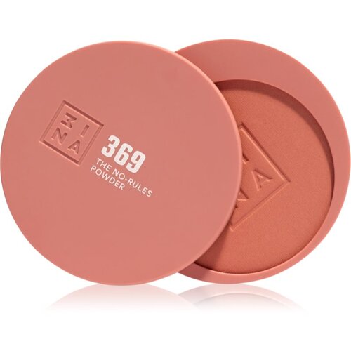 3INA The No-Rules Powder večnamensko ličilo za oči, ustnice in obraz odtenek 369 - Peach pink, matte 8 g Cene