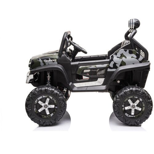  Licencirani auto na akumulator Mercedes Unimog S - moro/army Slike