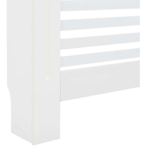  pokrovi za radijator 2 kom bijeli 112 x 19 x 81,5 cm mdf Slike