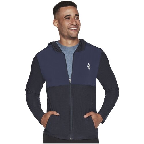 Skechers Športne jope in jakne Ultra Go Lite Full Zip Hoodie Modra Cene
