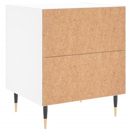  Noćni ormarići 2 kom bijeli 40x35x47,5 cm od konstruiranog drva Slike