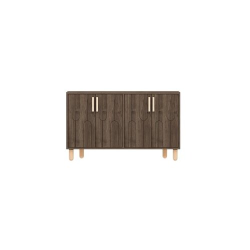 Hanah home Konzola Vincent, 120x73,6x29,6 cm, Orah Slike