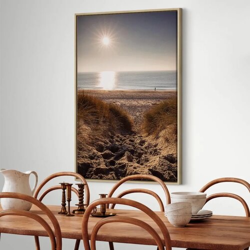  Slika - Honey Memory (1 Part) Vertical 80x120 U prirodnom drvenom okviru Slike