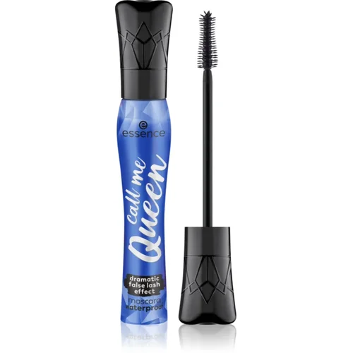 Essence call me QUEEN maskara z učinkom umetnih trepalnic vodoodporna odtenek Black 11,5 ml