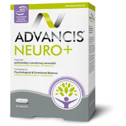 Advancis tablete koje doprinose psihološkoj i emotivnoj ravnoteži neuro+, 30 tableta Cene