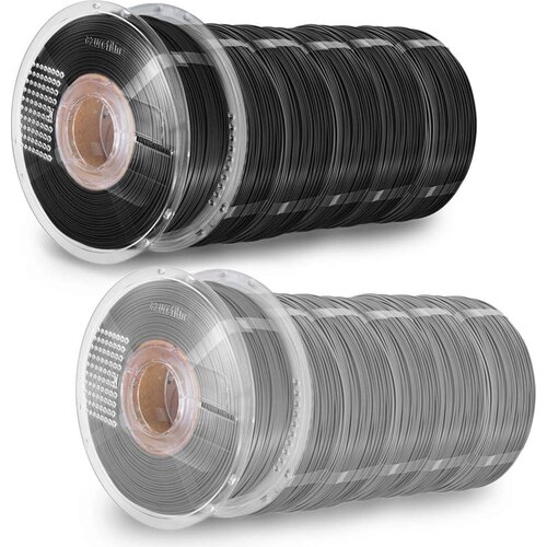 AzureFilm PLA SUPER PACK Black/Grey - 1,75 mm Cene