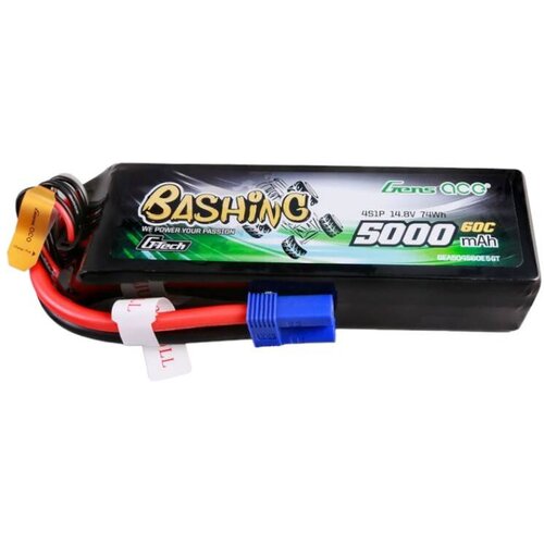 Gens ace LIPO BATERIJA 5000MAH 14,8V 4S1P 60C Z EC5 KONEKTORJEM ZA RC, (5000291900) Cene
