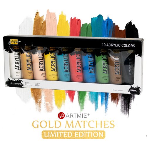 Kreul solo goia akrilne boje - artmie gold matches Slike