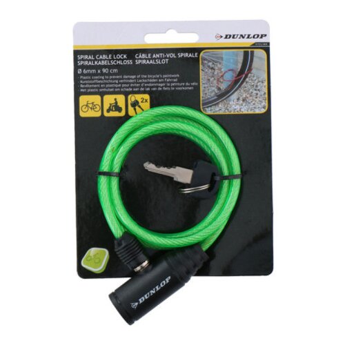 Dunlop sajla za zaklučavanje bicikla zelena ( 825854 ) Cene