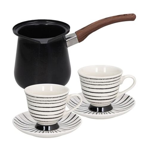 Tognana Set &amp;scaron;oljica i džezva, Crni Slike