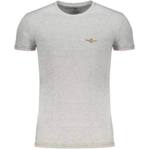 Aeronautica Militare ERONAUTICA MILITARE MEN&#39;S GRAY SHORT SLEEVE T-SHIRT Cijene