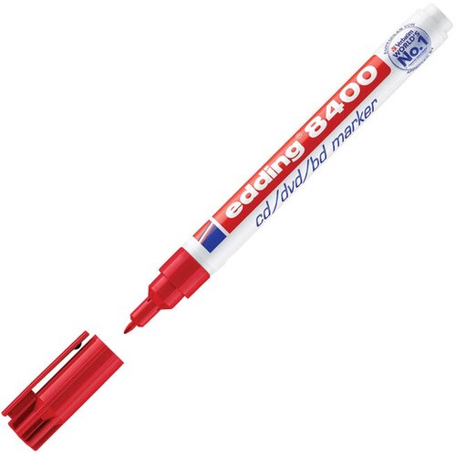 Marker ZA CD/DVD PERMANENTNI 0,5-1MM EDDING 8400 CRVENI Cijene