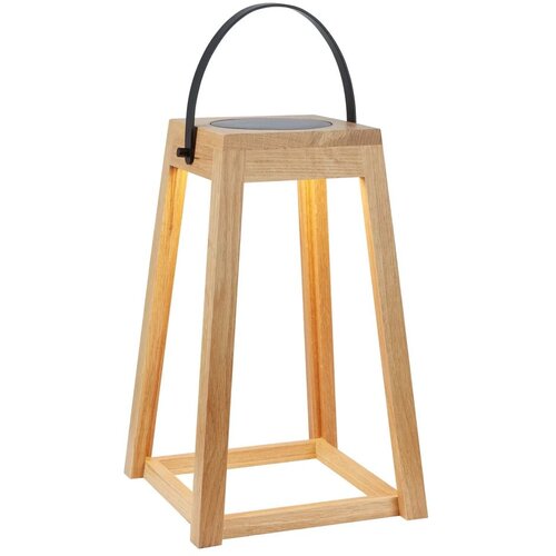 Marksl&amp;ouml;jd Smeđa LED lanterna sa solarnim panel/s USB za eksterijer (visina 54 cm) Nordic &amp;ndash; Slike
