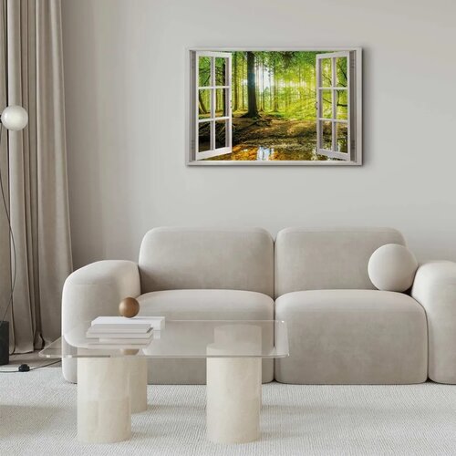  Slika - Window: View on Forest 30x20 Standard Slike