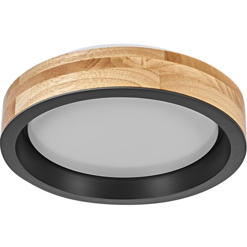 Osram LED prigu&amp;scaron;iva plafonska svetiljka MARIANO LED/16W/230V prečnik 31 cm hrast/crna Slike