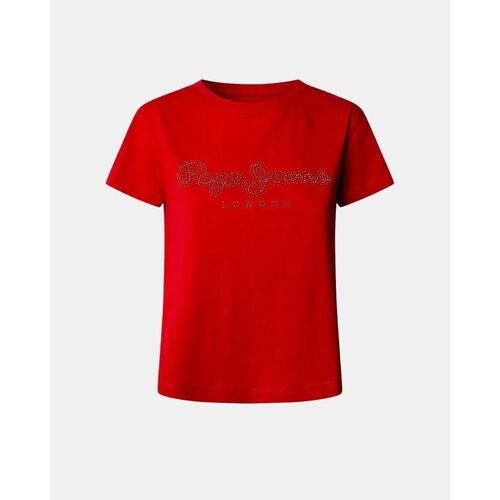 PepeJeans Majice &amp;amp; Polo majice PL506014 RYLEIGH Rdeča Slike