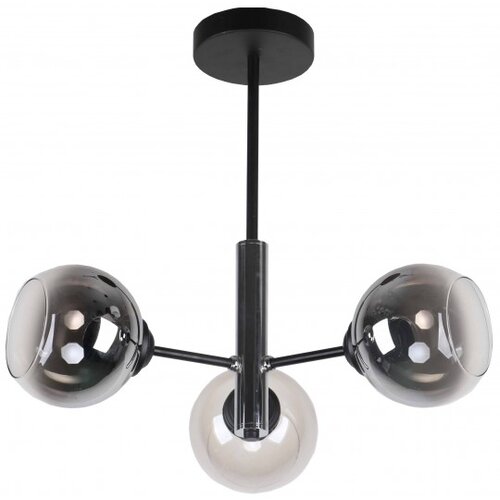 Mitea Lighting Luster crni Max.60W 220~240V 3xE27 M10480-3 Slike