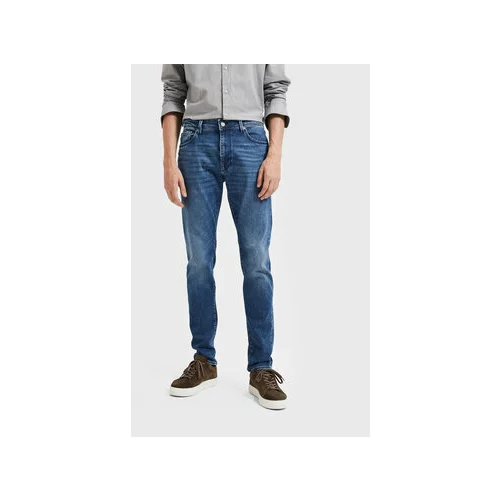 Selected Homme Jeans hlače Leon 16087777 Modra Slim Fit