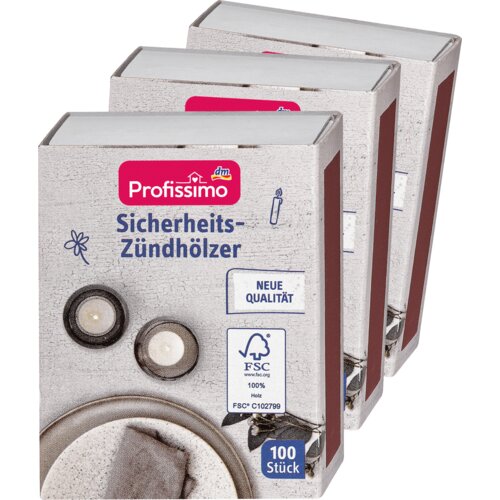 Profissimo Šibice, 3x100 300 kom Cene