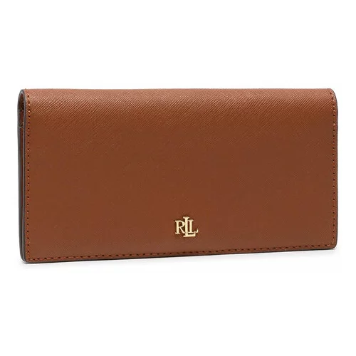 Polo Ralph Lauren Velika ženska denarnica Slim Wallet 432802917010 Rjava