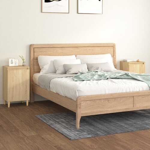  Noćni ormarići 2 kom boja hrasta 40x35x70 cm konstruirano drvo Cijene