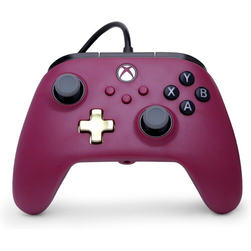  PowerA Advantage Plus žični igralni plo&amp;scaron;ček temno rdeče barve za PC &amp;amp; Xbox Slike