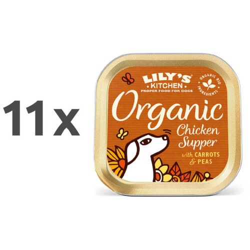 Lily's Kitchen organic supper adult - piščanec, svinjina, govedina in riba - 150 g 11 x 150 g Cene
