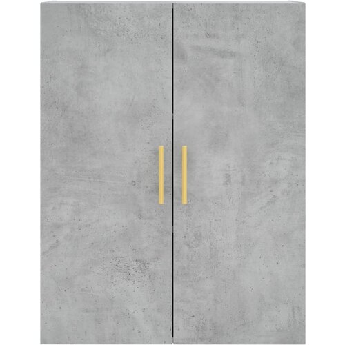  Visoka komoda siva betona 69,5x34x180 cm od konstruiranog drva Slike