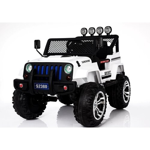  Auto na akumulator S2388 Jeep 4x4 - bijeli Slike