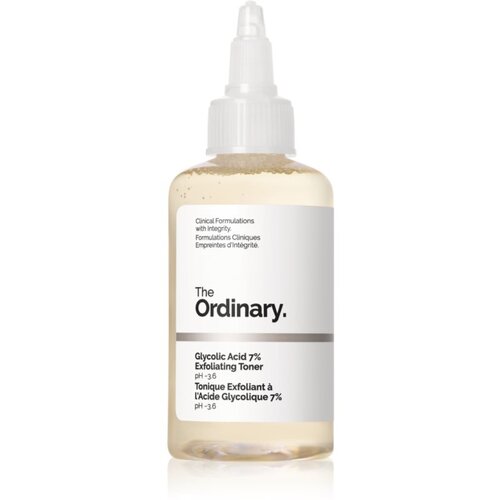 The Ordinary Glycolic Acid 7% Exfoliating Toner eksfoliacijski čistilni tonik 100 ml Slike