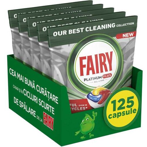 Fairy kapsule za pranje sudova platinum plus 125 kom Slike