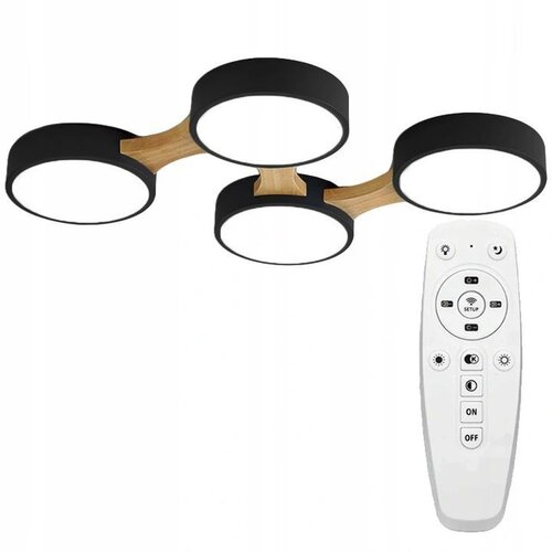 Toolight stropna svjetilka crna APP527-4C Slike