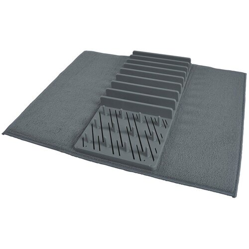Homéa Siva plastična podloga za ocjeđivanje posuđa 50x38 cm &ndash; Cijene