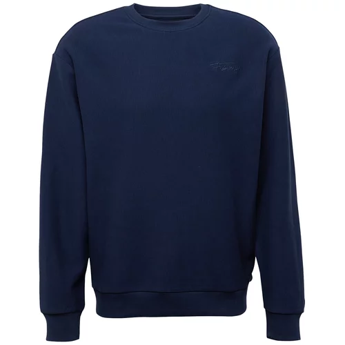 QS Sweater majica mornarsko plava / crna